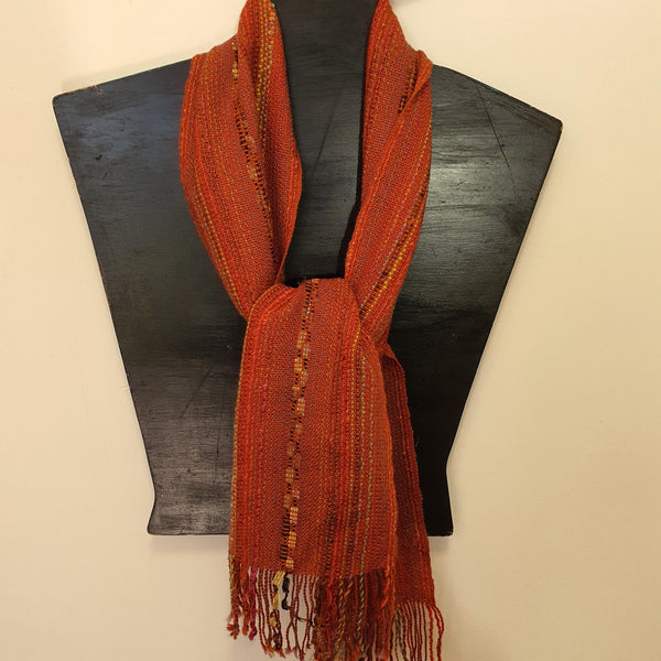 Multi Yarn scarf- Sienna