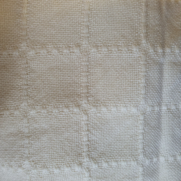 white wool rug