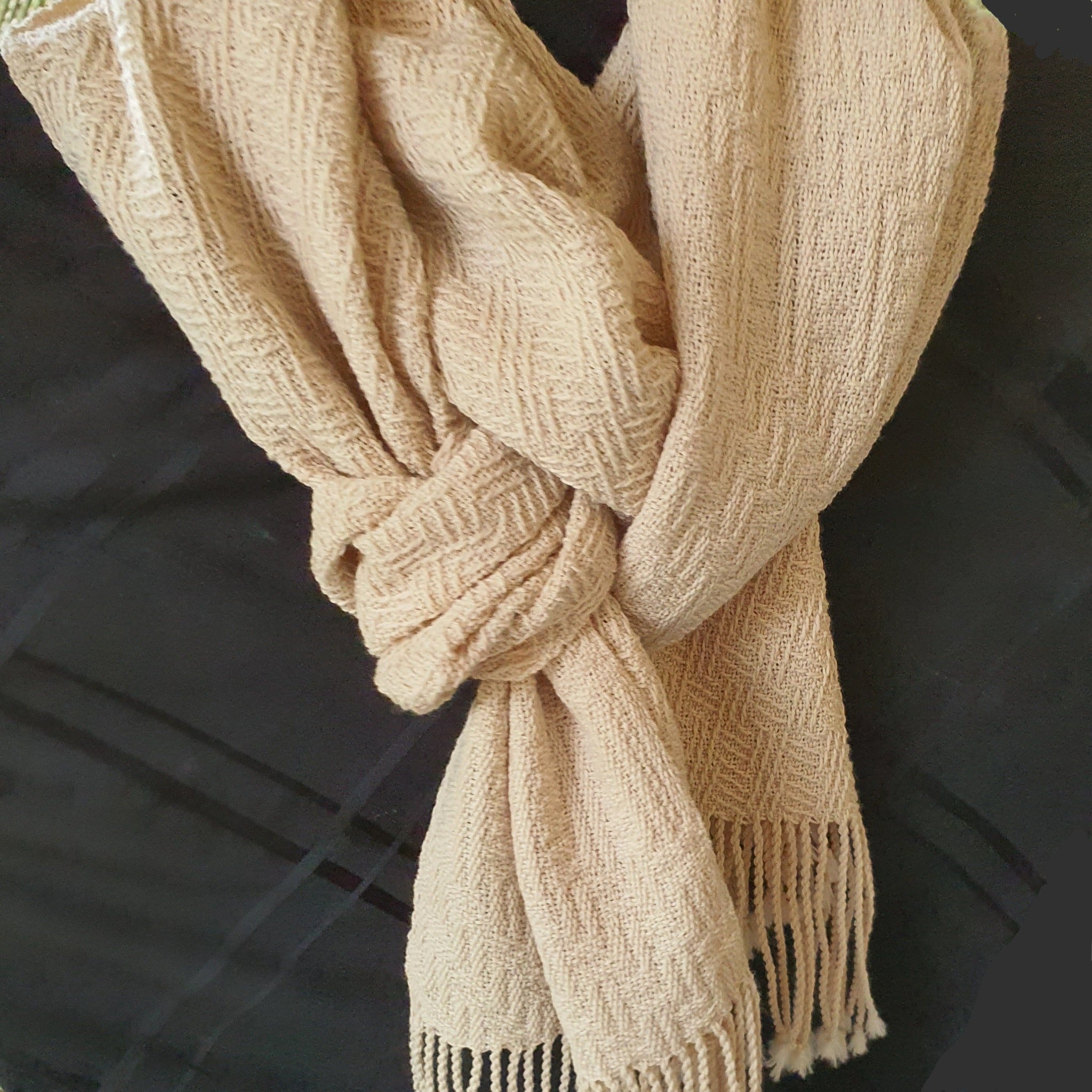 Natural Cotton Scarf